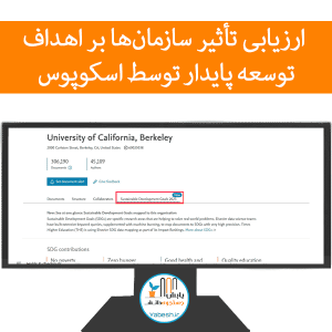 ارزیابی تأثیر سازمان‌ها بر اهداف توسعه پایدار توسط اسکوپوس